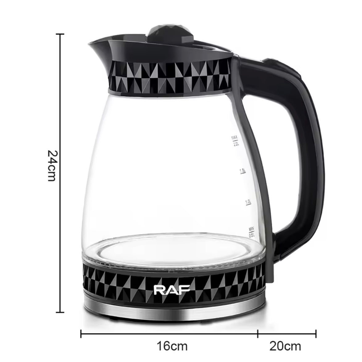 Raf Electric Kettle 2 Litre 2000W R7908 - Medaid International