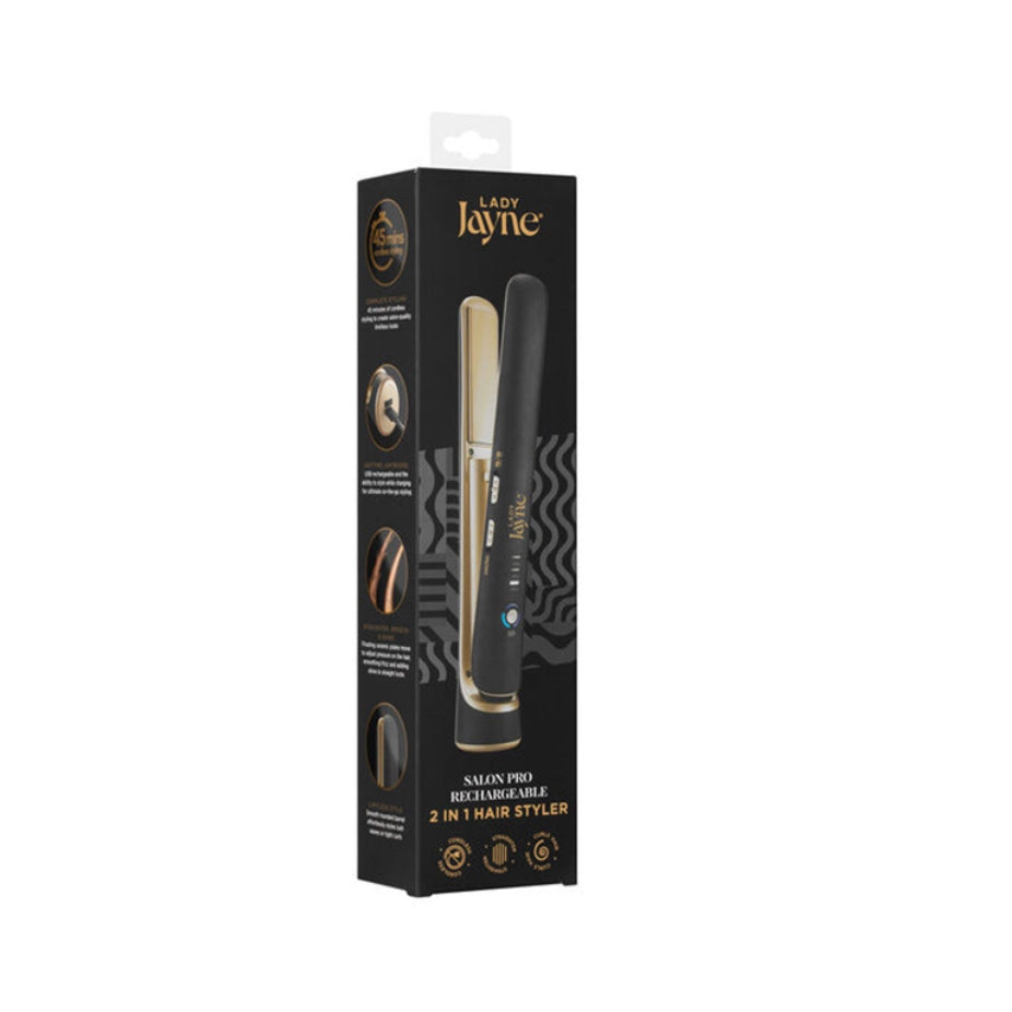 Lady Jayne Salon Pro Rechargeable 2In1 Hair Styler 11038 - Medaid International