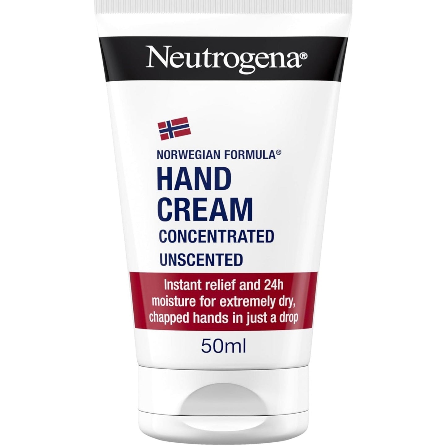Neutrogena Norwegian Formula Concentrated Unscented Hand Cream with Glycerin and Vitamin E (1x 50ml), Immediate and Lasting Relief from Dry Skin and Chapped Hands. - Medaid International