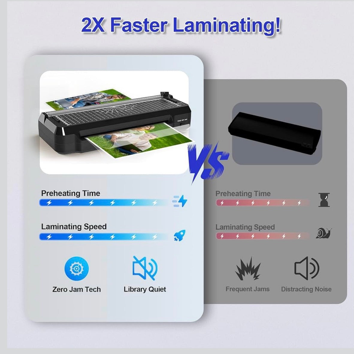 4-in-1 A4 Thermal Laminator Machine, Hot & Cold, with 20 Pouches
2-Min Quick Warm-Up, Bubble-Free Lamination, Built-In Cutter & Corner Rounder, For School, Home & Office