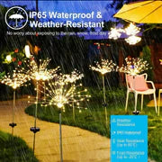 Starbust Adjustable Solar Powered Garden Firework Lights