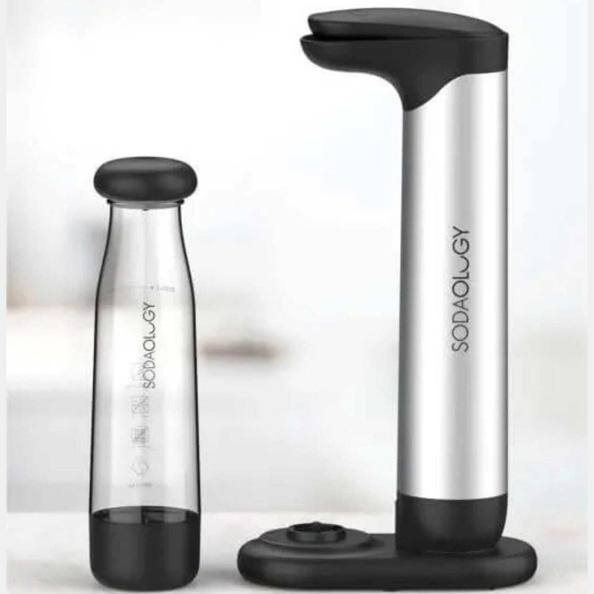 Sodaology Sparkling Water & Soda Maker Bundle With Two Bottles - Medaid International
