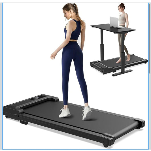 Walking Pad Treadmill for Home - Under Desk Treadmills Mini Portable Walking Running Machine Slim Compact Motorized Electric Treadmill with Adjustable Speed Remote