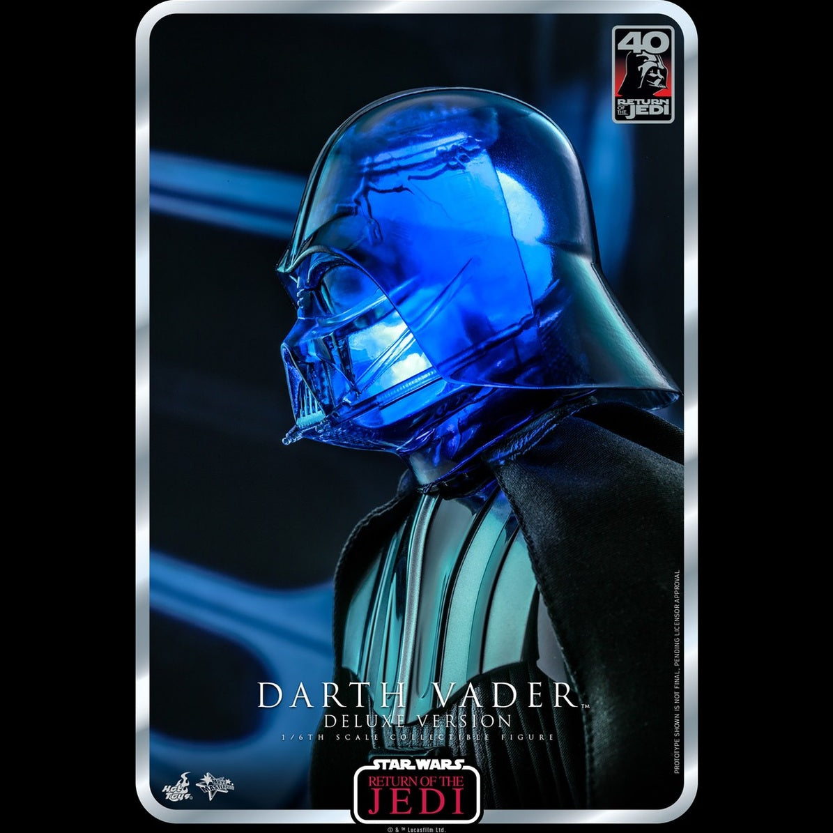 Star Wars Darth Vader ROTJ 40th Anniversary (Deluxe Edition) Action Figure By Hot Toys - Medaid International