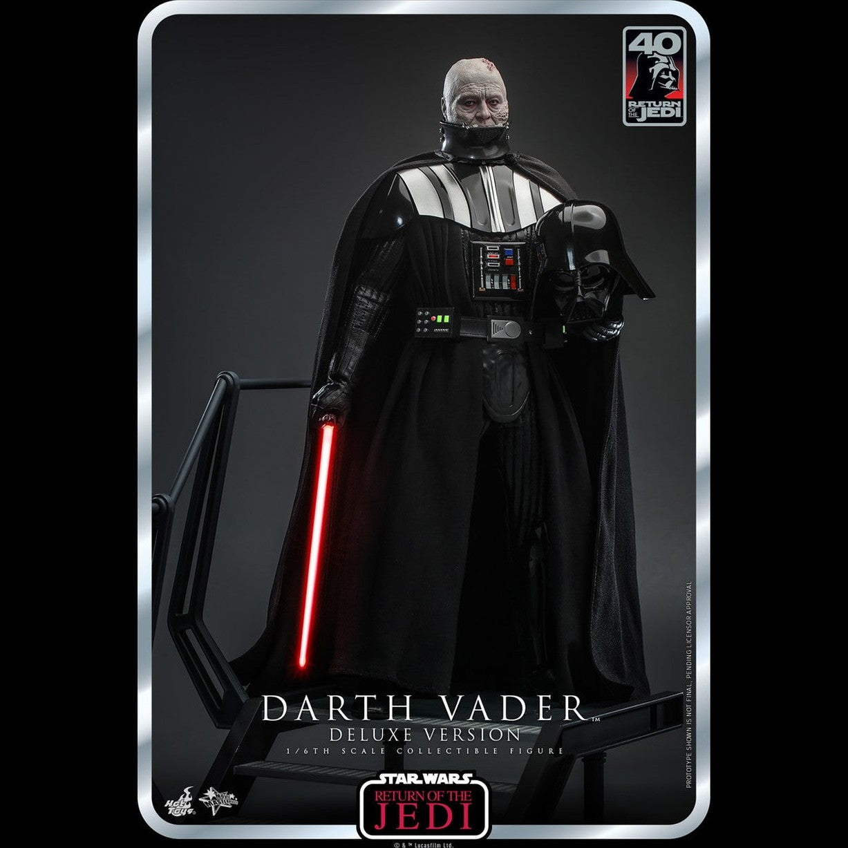 Star Wars Darth Vader ROTJ 40th Anniversary (Deluxe Edition) Action Figure By Hot Toys - Medaid International