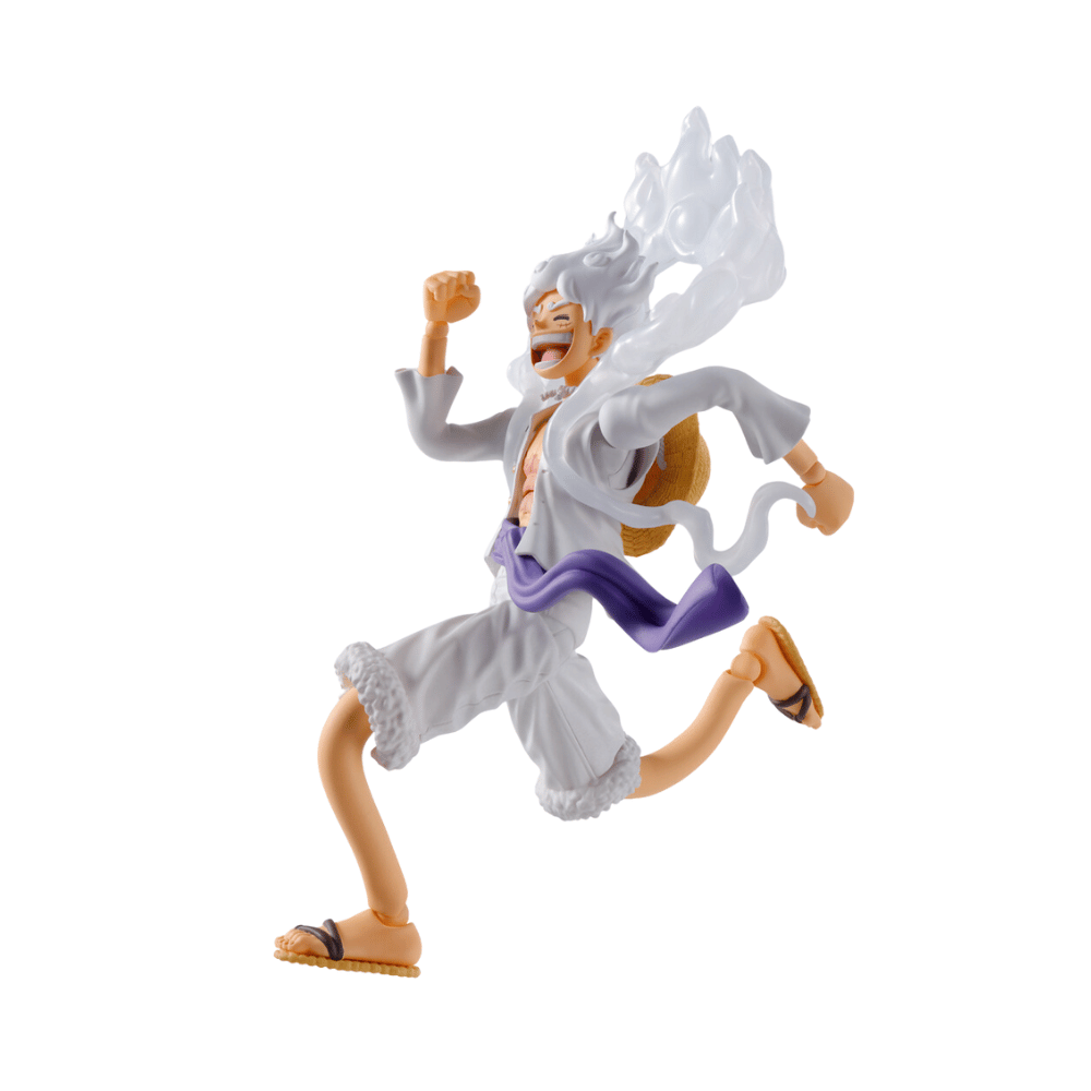 One Piece Monkey.D.Luffy Gear5 S.H.Figuarts Action Figure By Bandai Tamashii - Medaid International