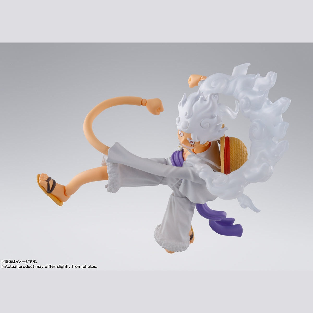 One Piece Monkey.D.Luffy Gear5 S.H.Figuarts Action Figure By Bandai Tamashii - Medaid International