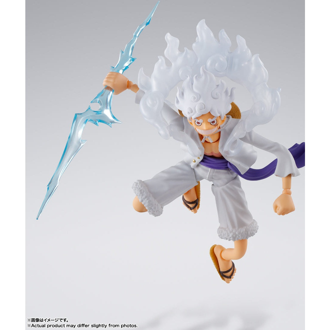 One Piece Monkey.D.Luffy Gear5 S.H.Figuarts Action Figure By Bandai Tamashii - Medaid International