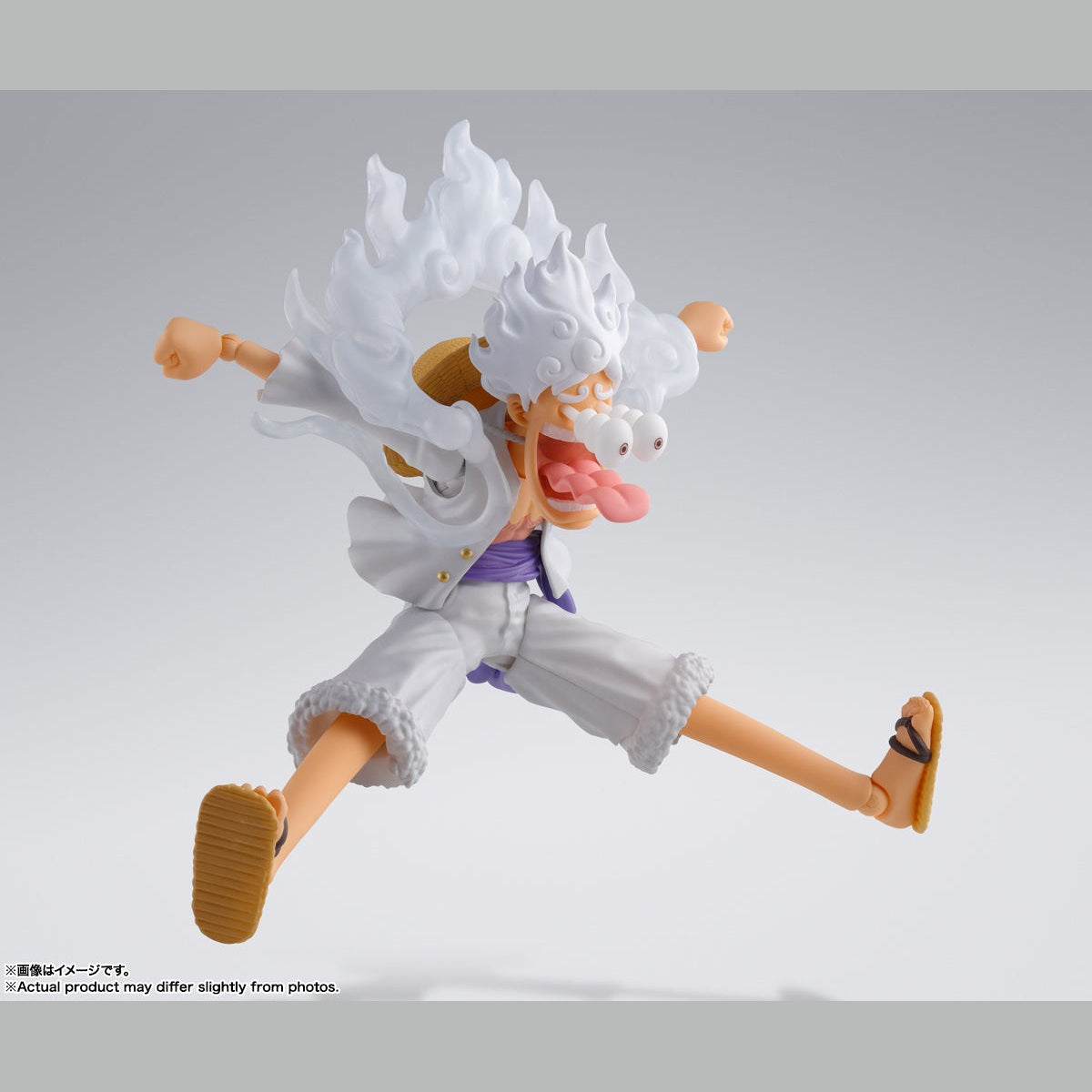 One Piece Monkey.D.Luffy Gear5 S.H.Figuarts Action Figure By Bandai Tamashii - Medaid International