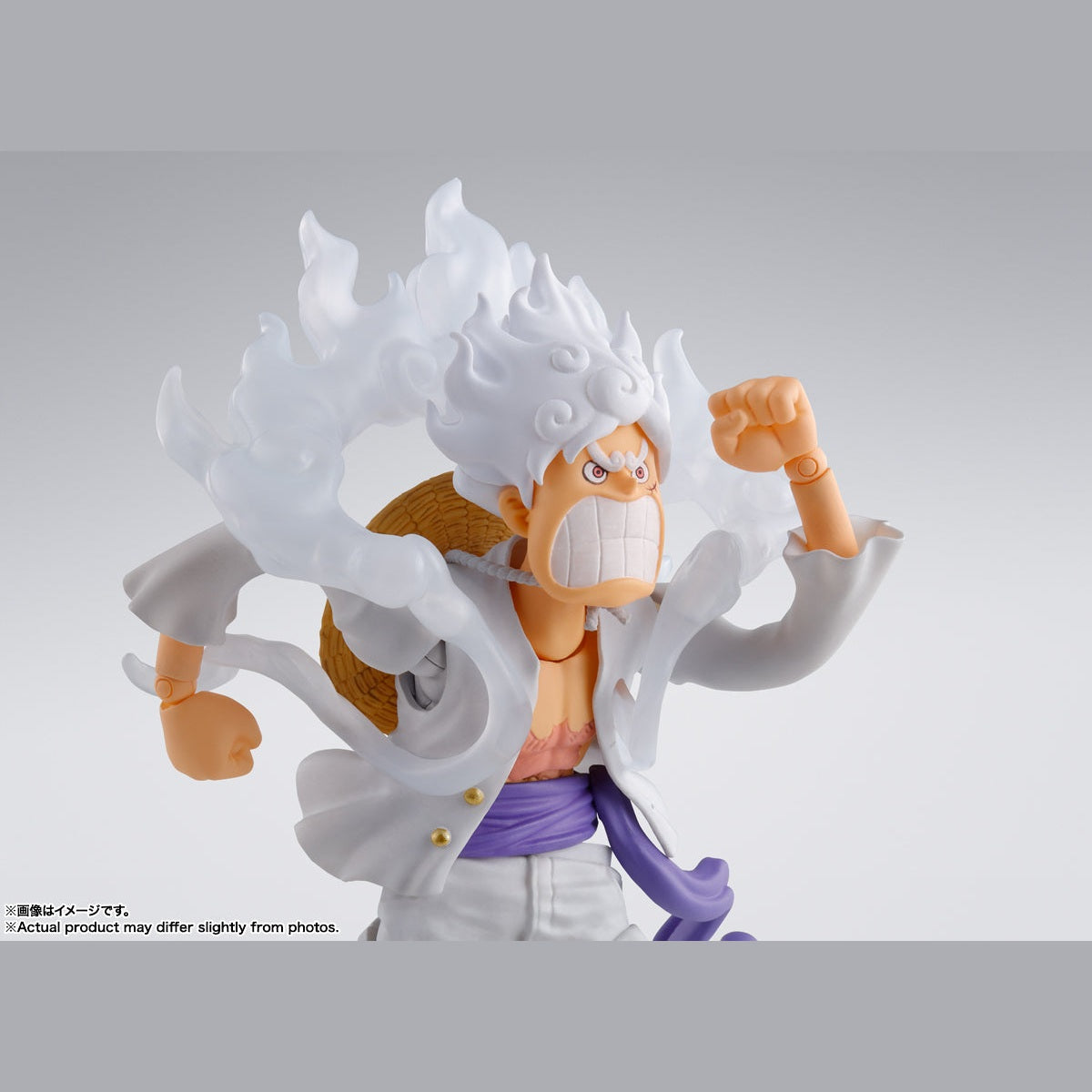 One Piece Monkey.D.Luffy Gear5 S.H.Figuarts Action Figure By Bandai Tamashii - Medaid International
