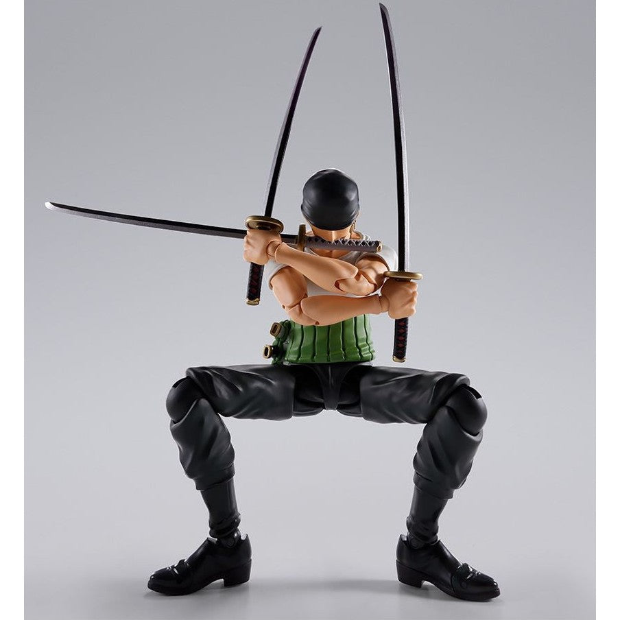 One Piece Roronoa Zoro ( Romance Dawn ) S.H.Figuarts Action Figure By Bandai Tamashii - Medaid International