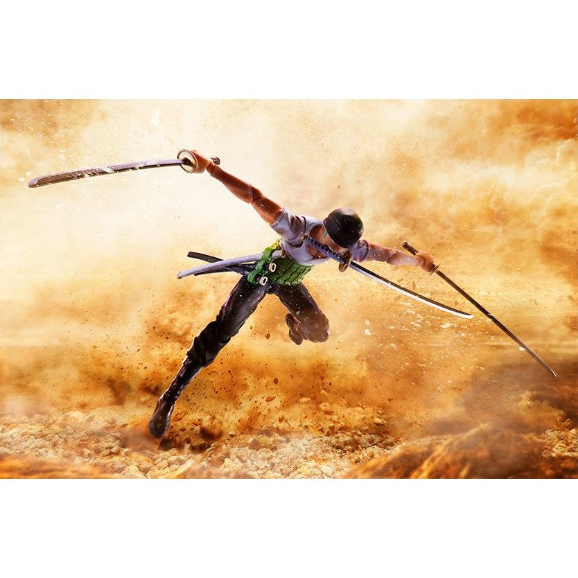 One Piece Roronoa Zoro ( Romance Dawn ) S.H.Figuarts Action Figure By Bandai Tamashii - Medaid International