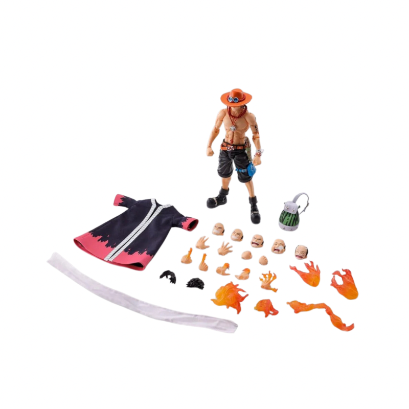 One Piece PORTGAS D ACE -FLAME FIST- S.H.Figuarts Action Figure By Bandai Tamashii - Medaid International