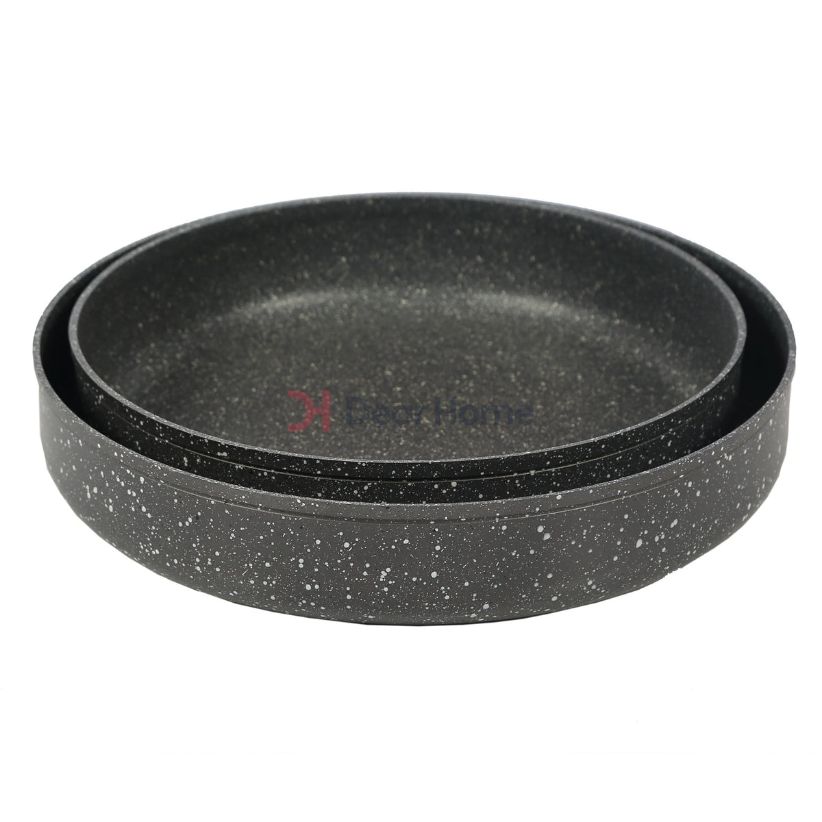 German Granite Round Tray Set 32+36Cm