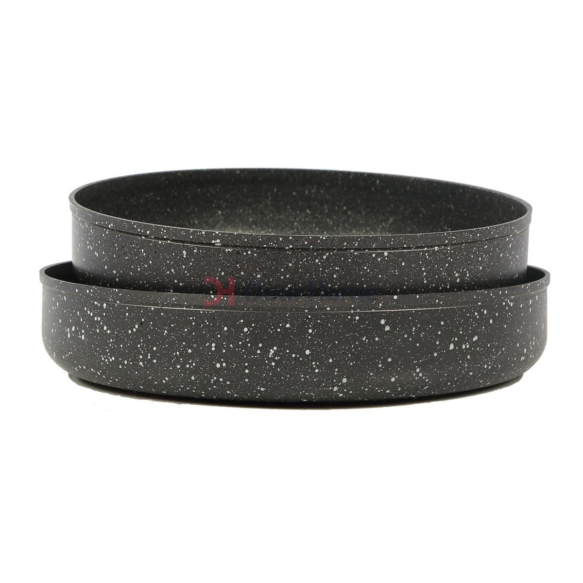 German Granite Round Tray Set 32+36Cm