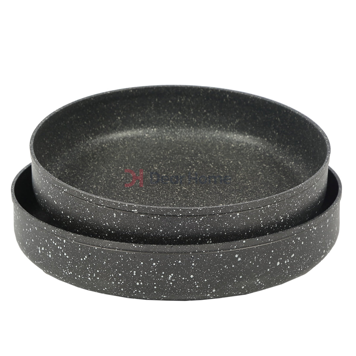 German Granite Round Tray Set 32+36Cm
