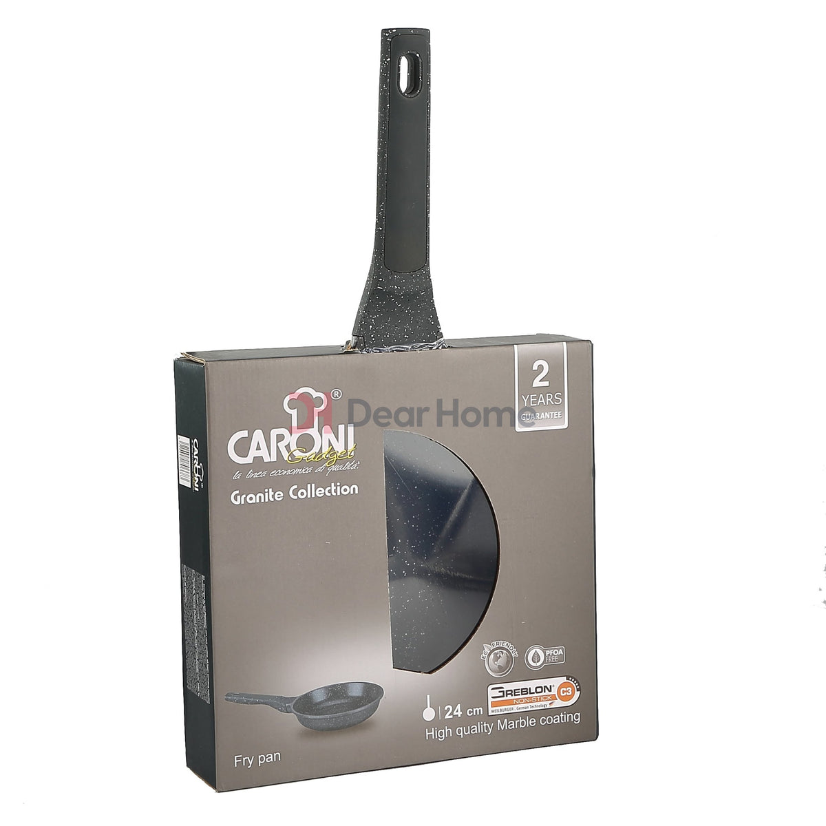 German Greblon Granite 24Cm Fry Pan