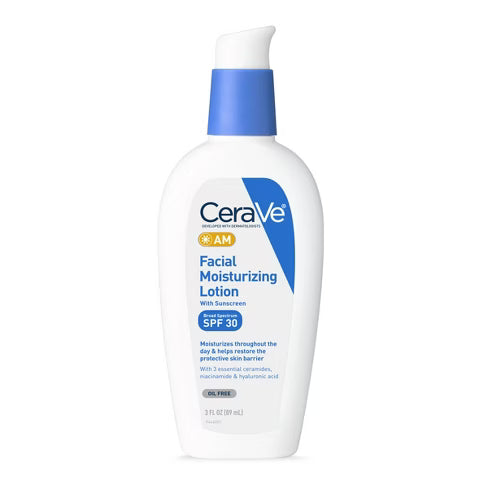 CERAVE FACIAL MOISTURIZING LOTION - BROAD SPECTRUN SPF 30 AM -