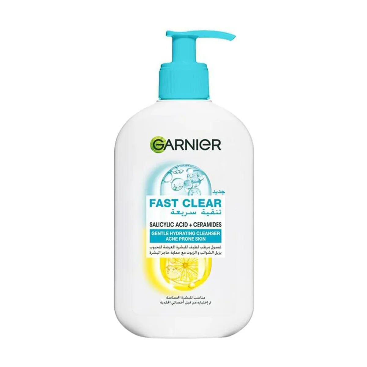 Garnier Fast Clear Gentle Cleanser Hydrating Face Wash 250ml – Clear Skin Care