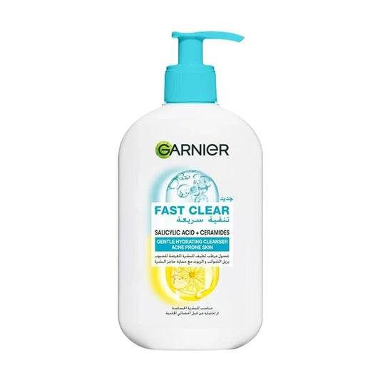 Garnier Fast Clear Gentle Cleanser Hydrating Face Wash 250ml – Clear Skin Care