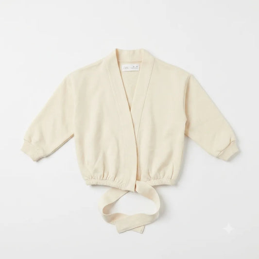 Zara Girl's Cream  Plain Cardigan | Zara in Lebanon