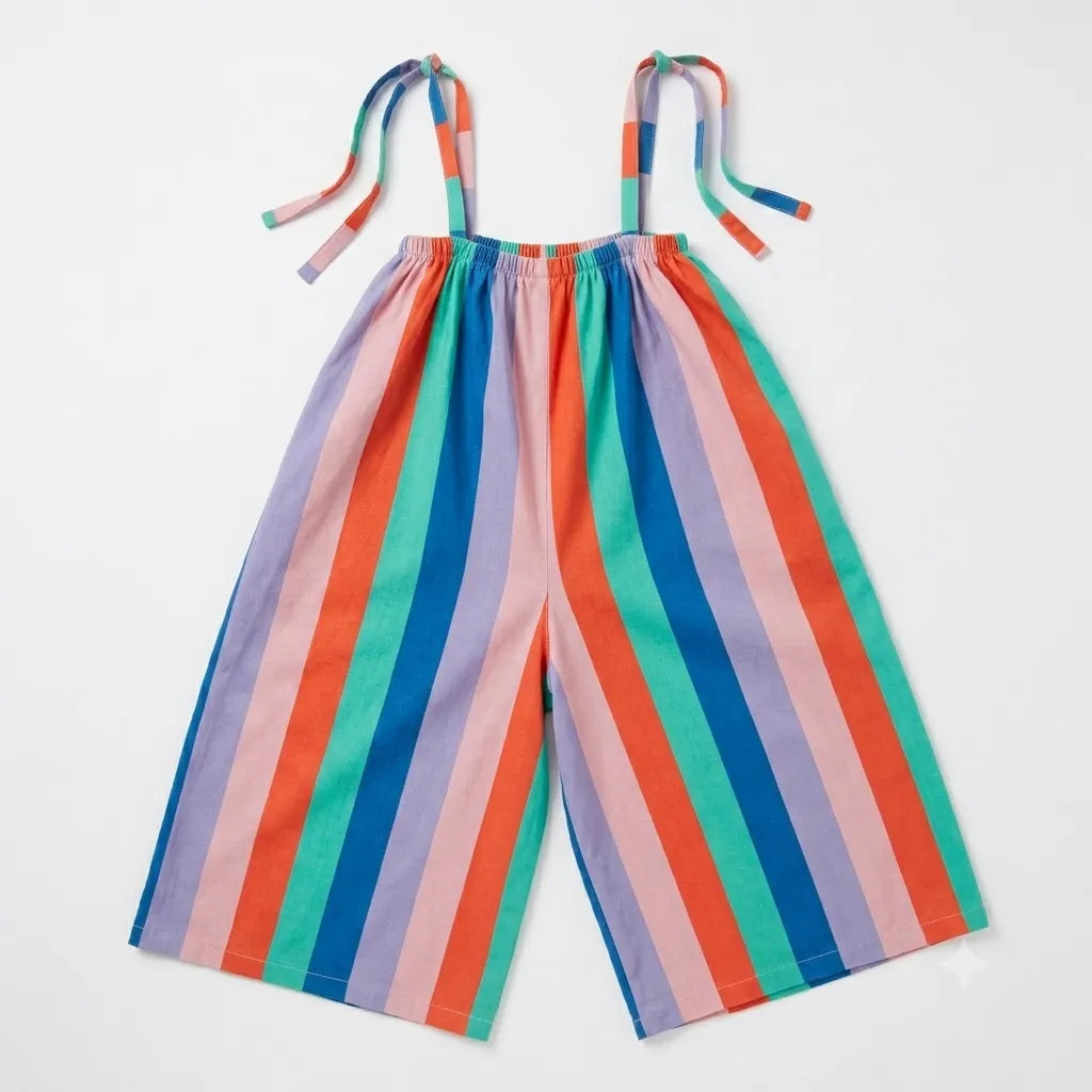 Zara Girl's Multicolor Striped  Romper    | Zara  in Lebanon
