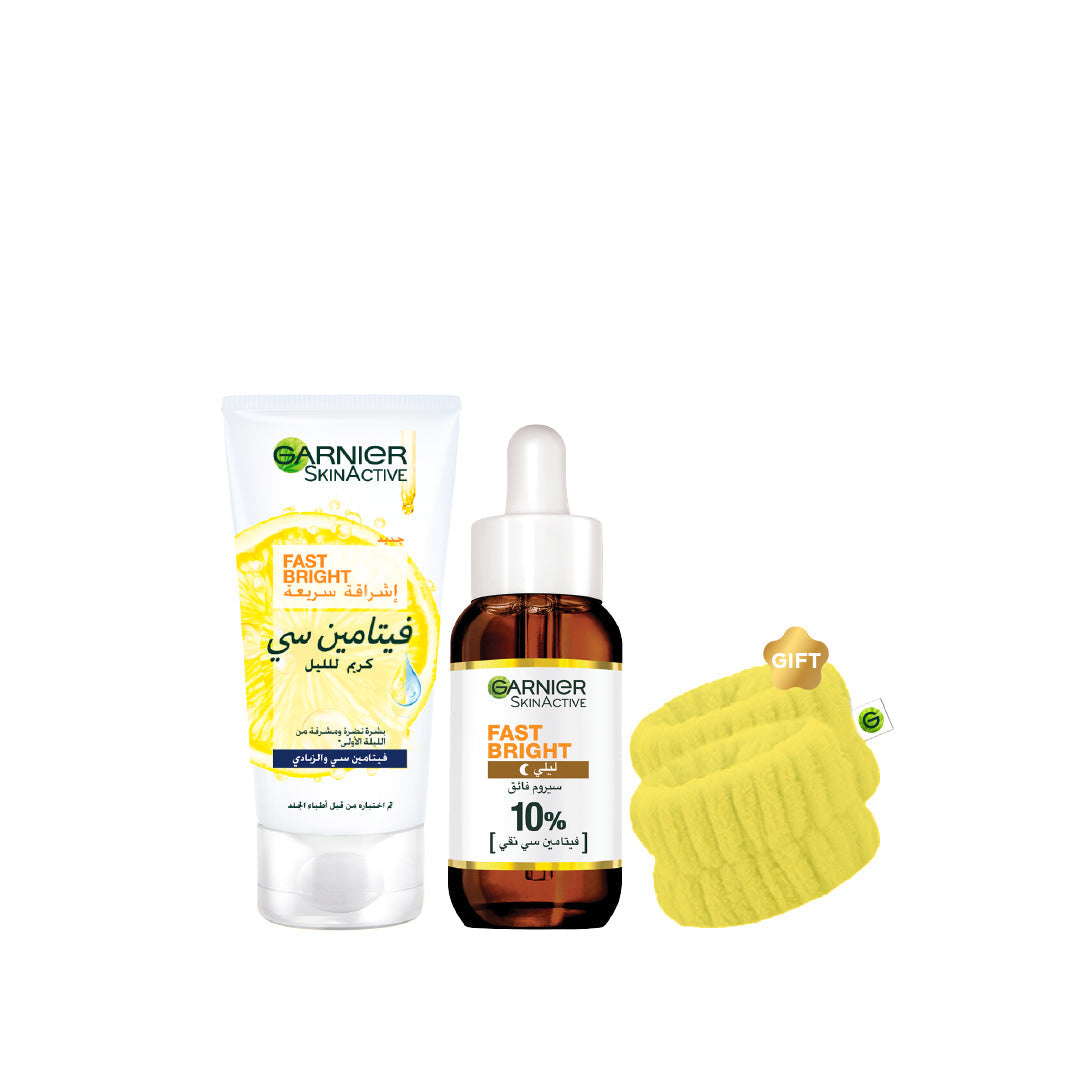 '-20% FREE Wrist Band Garnier Vitamin C Night Serum + Night Cream - Medaid International