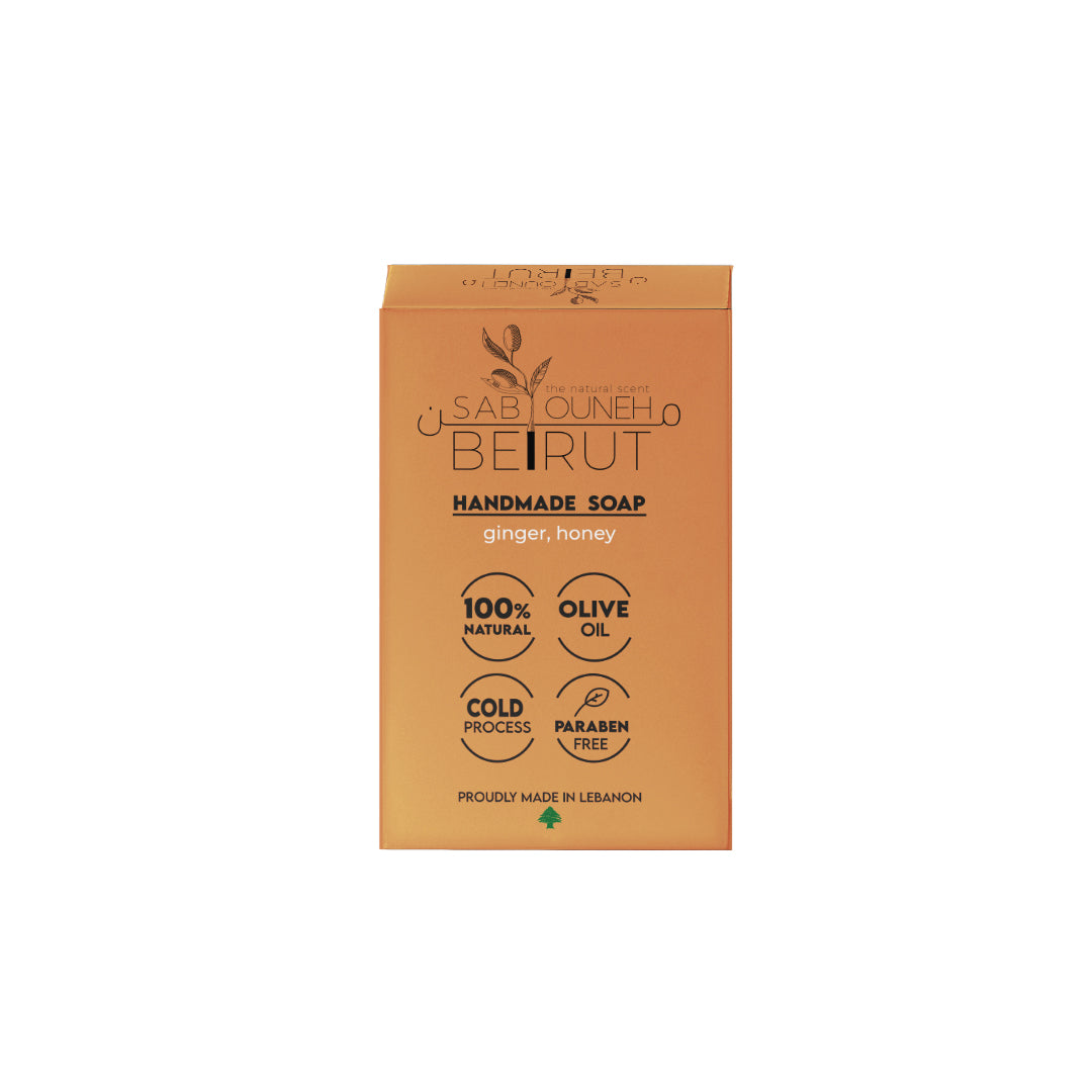 Sabouneh Mn Beirut Ginger & Honey Organic Soap