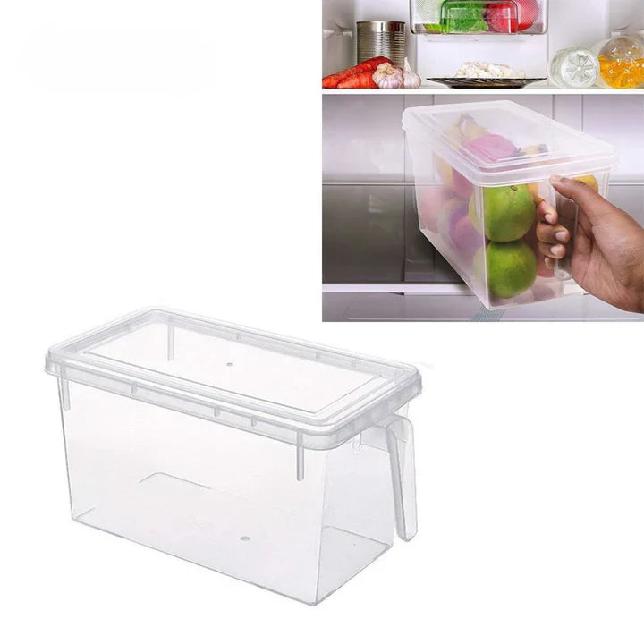 Clear Plastic Kitchen Fridge Holder