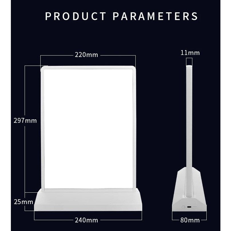 Double Sided Led Photo Frame
