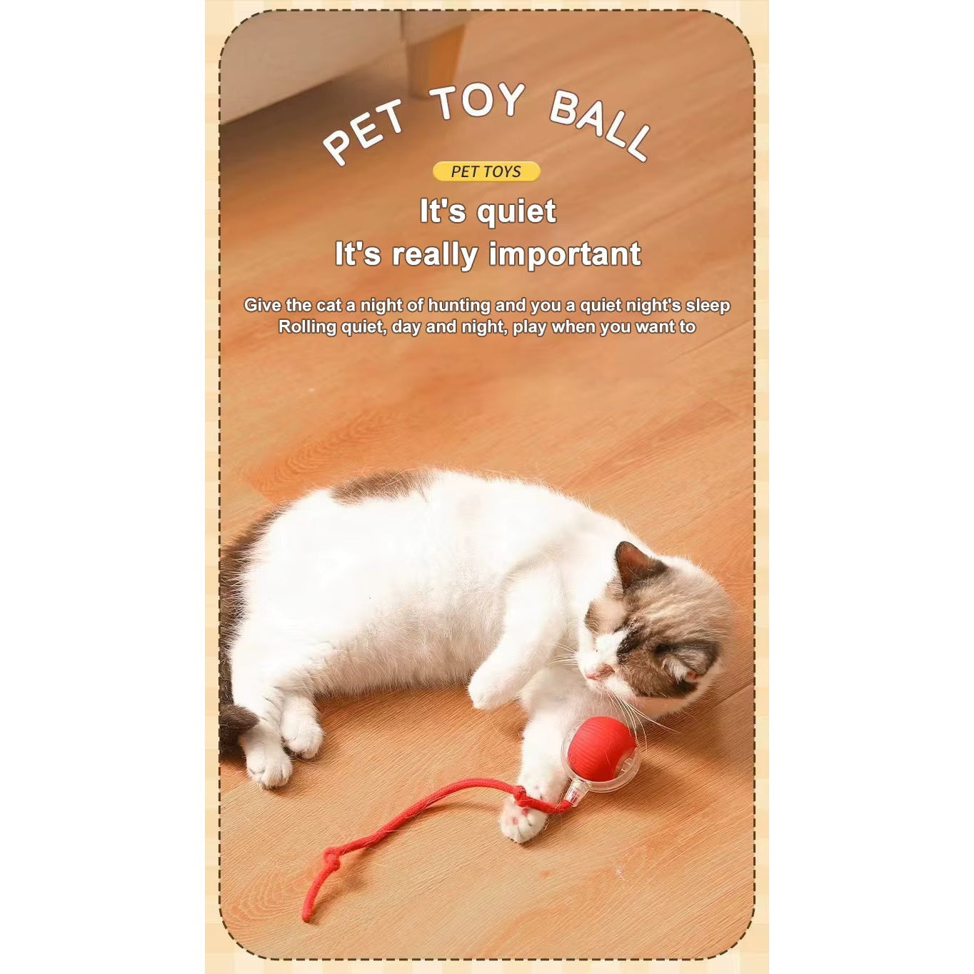 Pet Smart Ball Chasing Toy
