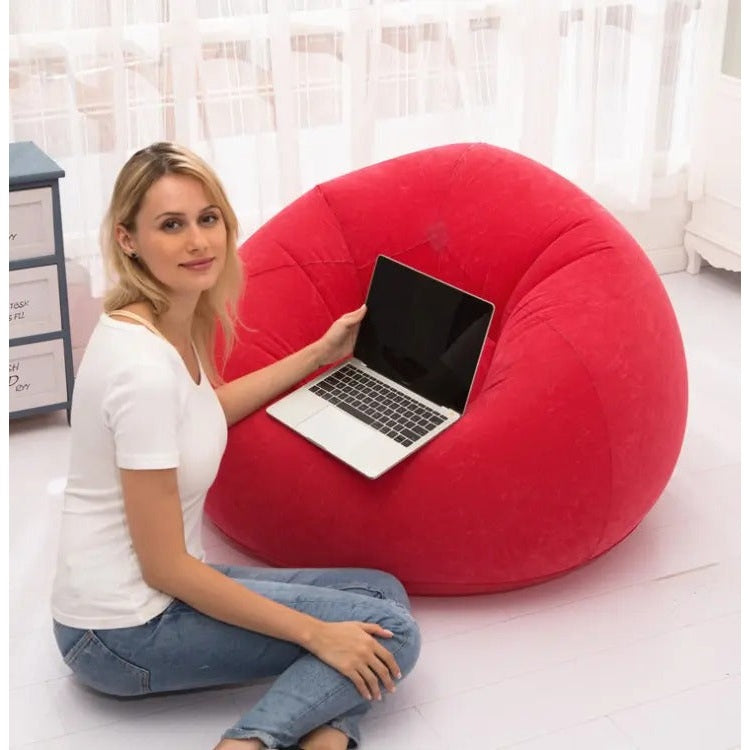 Inflatable Foldable Sofa + Air Pump