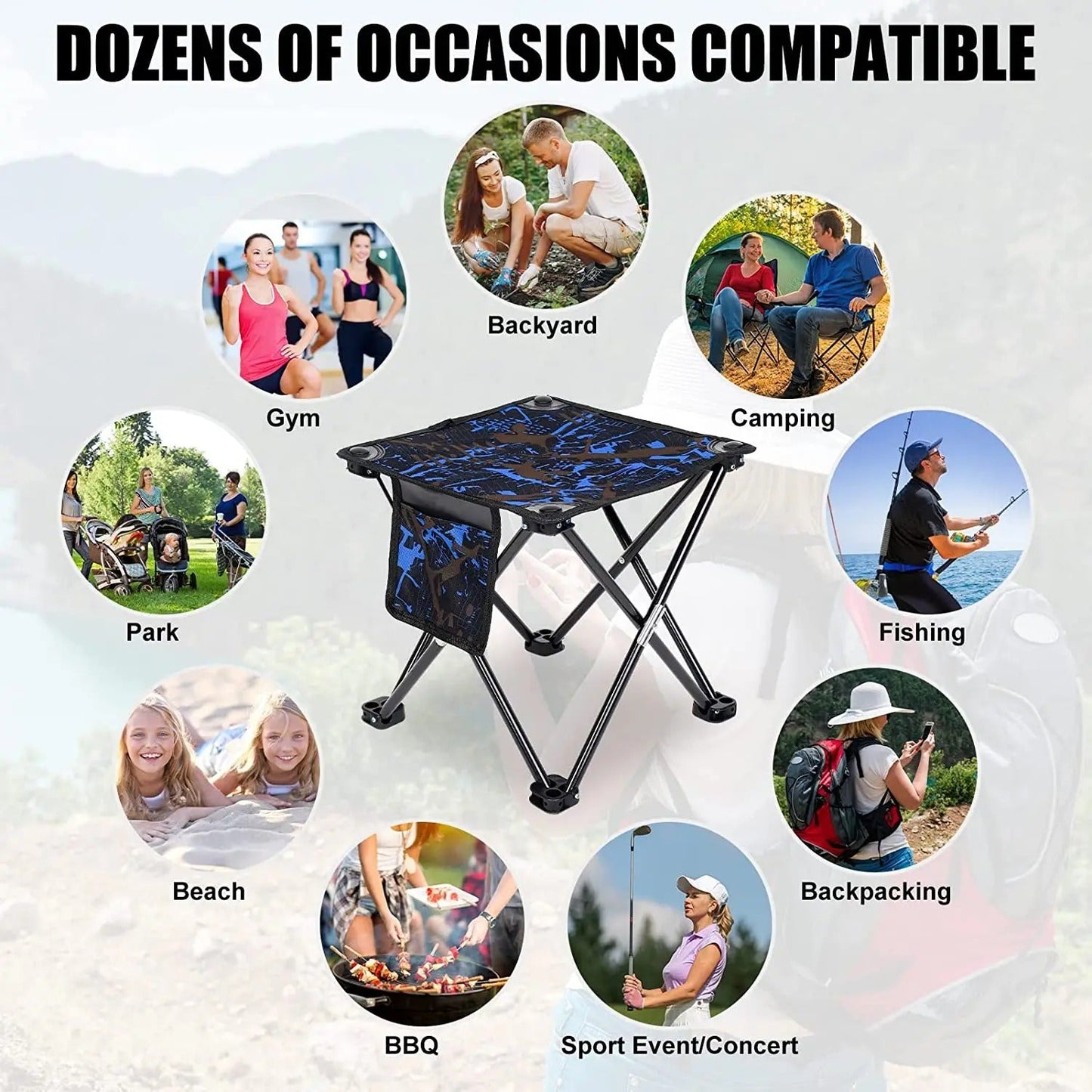 Portable PicNic Steel Chair
