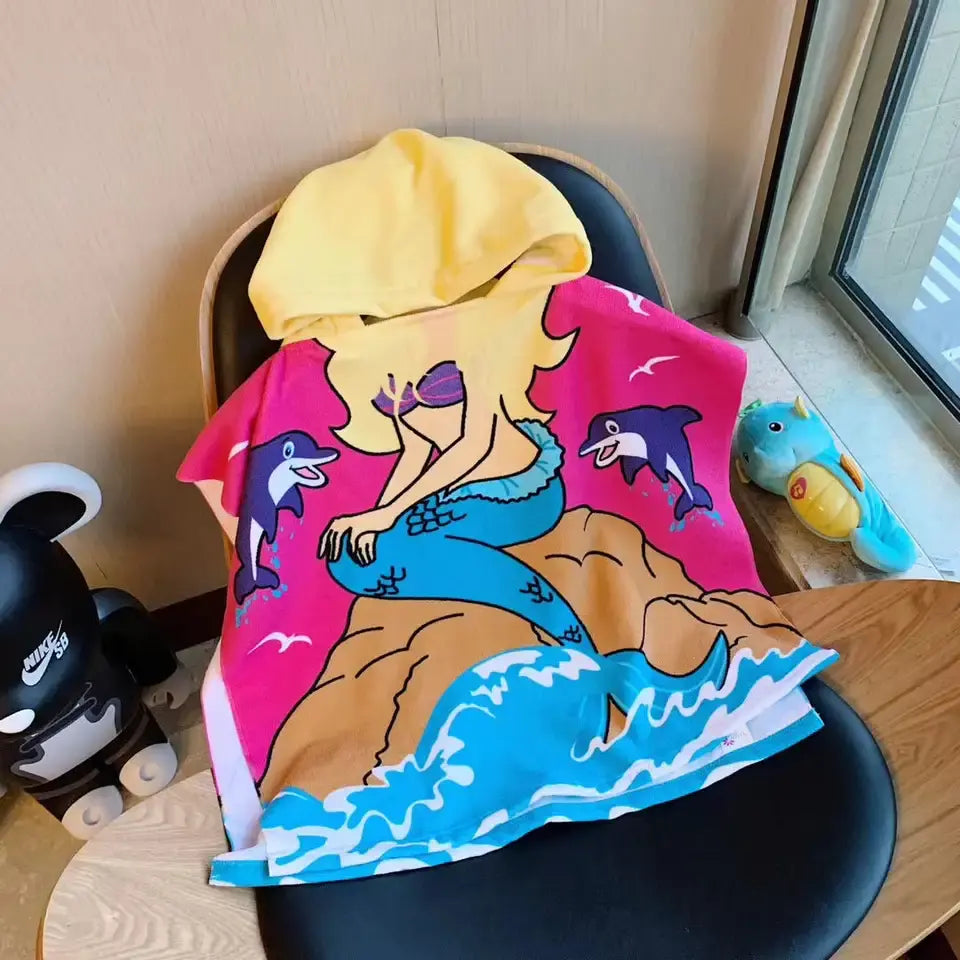 growell Hooded Kids Beach Towels - Medaid International