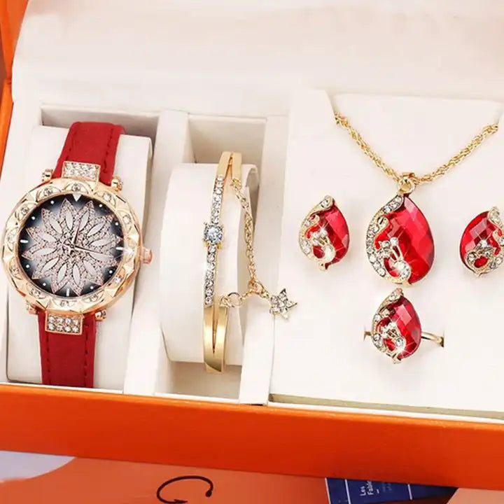 SD Women's Red Watch Set CHH77