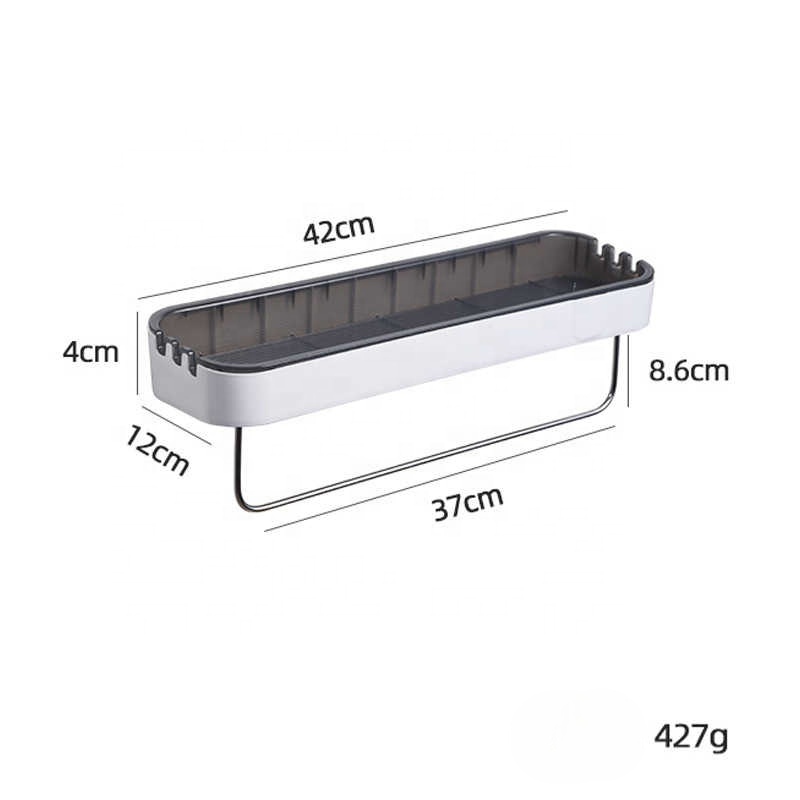 Adhesive Bathroom Storage Rack