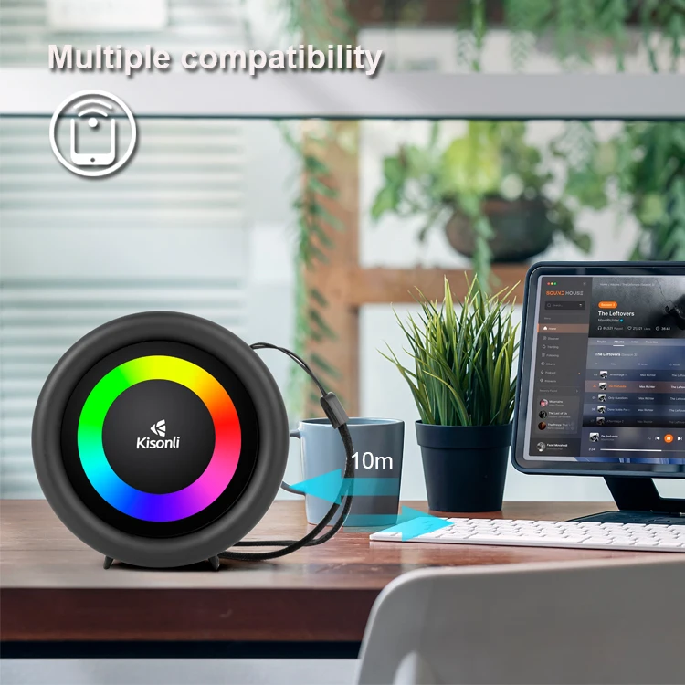 Speaker Kisonli S16, Bluetooth, Black - Medaid International
