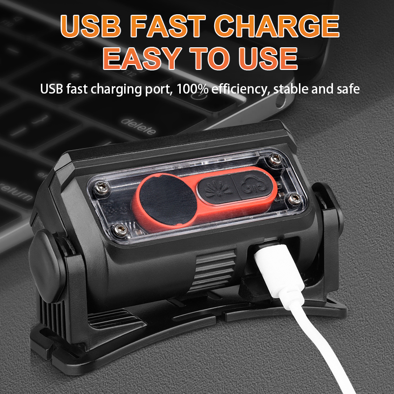 Portable Flashlight Powerful Rechargeable Headlamp with Built-in Battery - Medaid International