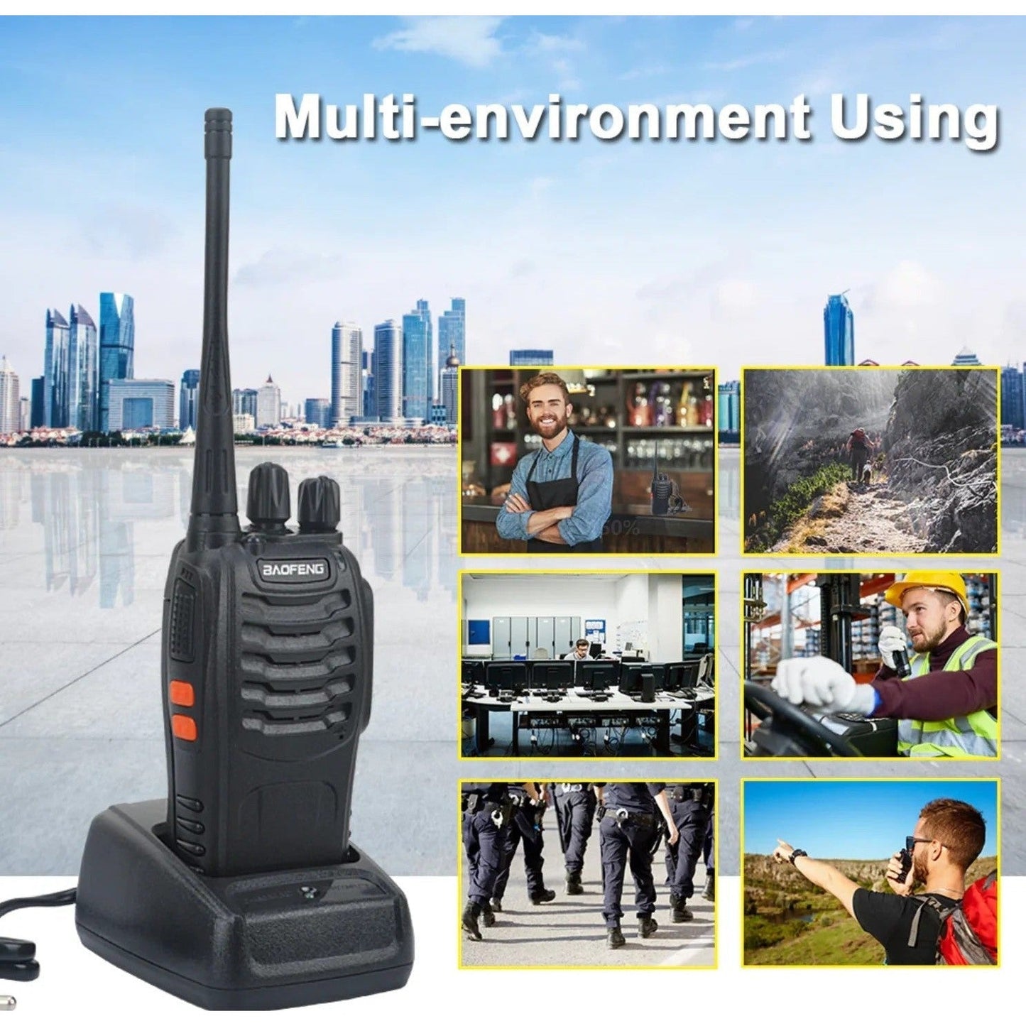 BF-888S Talkie-Walkie x2