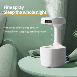 ANTI-GRAVITY HUMIDIFIER WITH CLOCK مرطب هواء معاكس للجاذبية مع ساعة