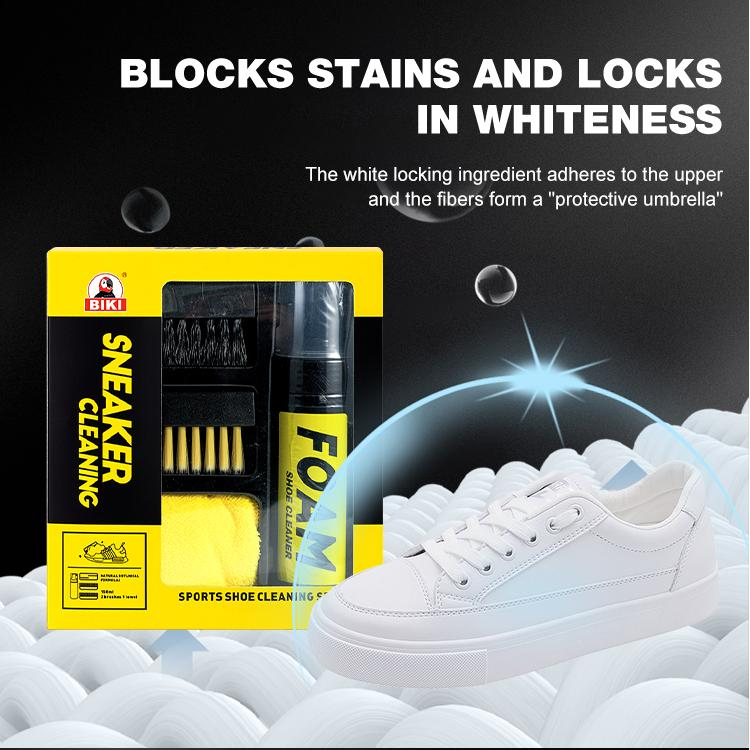 Shoe Cleaner Kit, Foam Sneaker Cleaner With Shoe Brush - Medaid International