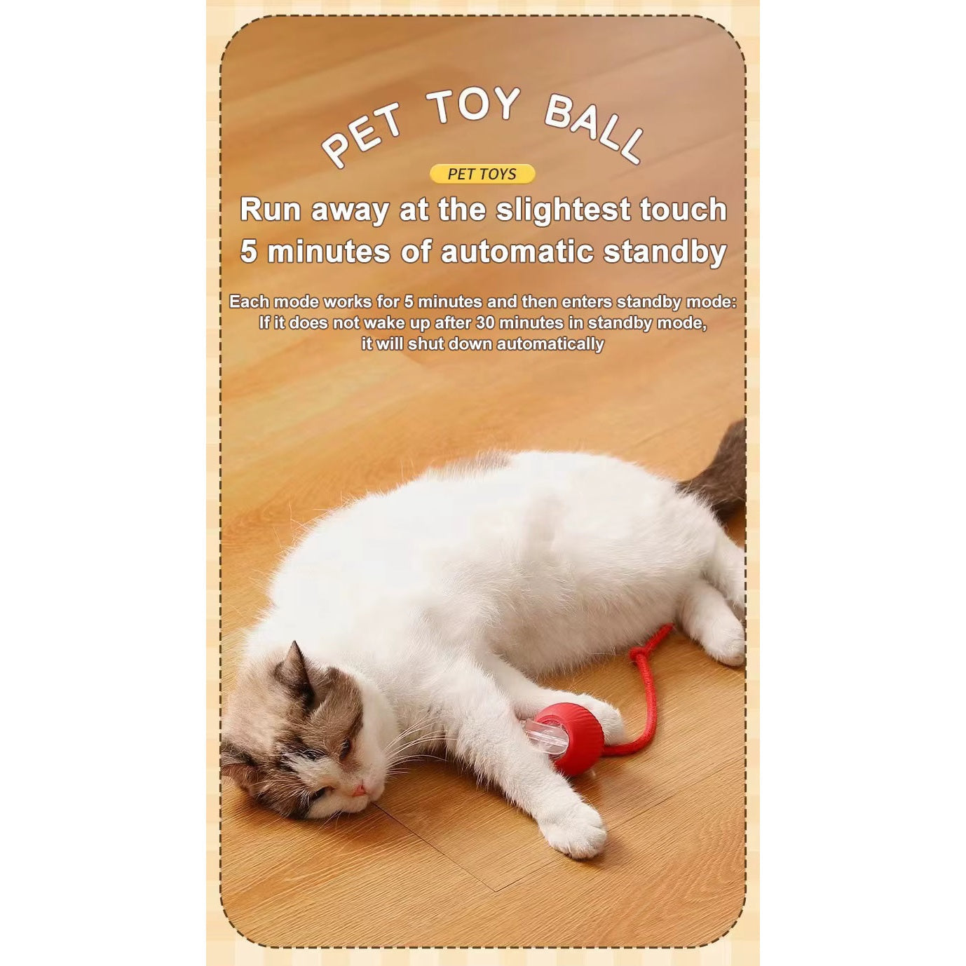 Pet Smart Ball Chasing Toy