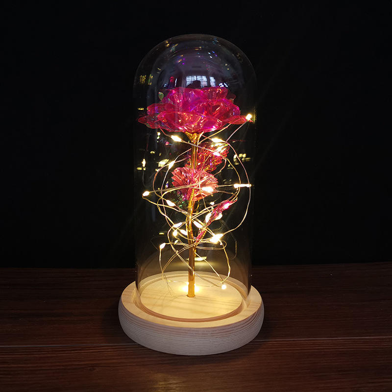 Playe gold zinc alloy flower red rose love gift - Medaid International