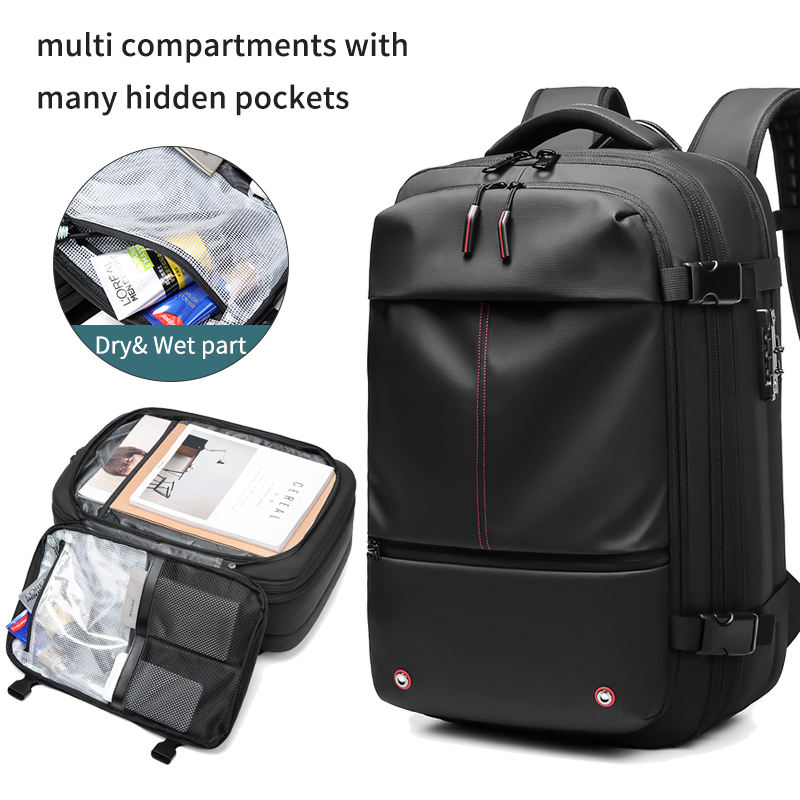 Vacuum Compression Travel Backpack with Pump – Space Saver Bag for Camping & Luggage - Medaid International