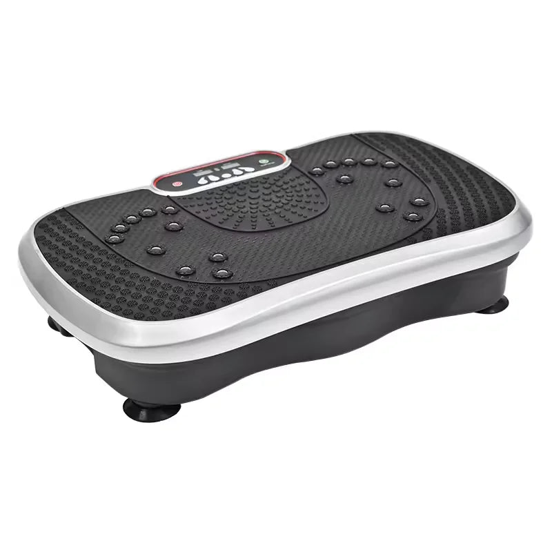 XH-Sports Home Exercise Fitness Machine Body Slimming Vertical Vibration Plate with Resistant Bands