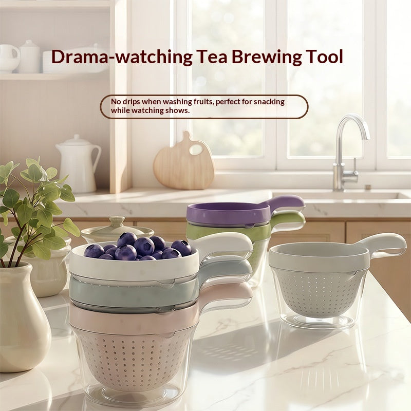 Double Layer Fruit Washing Basket
