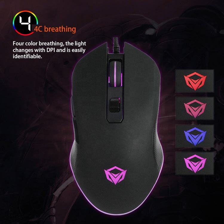 Backlit Gaming Keyboard and Mouse Combo Meetion C510 USB - Medaid International