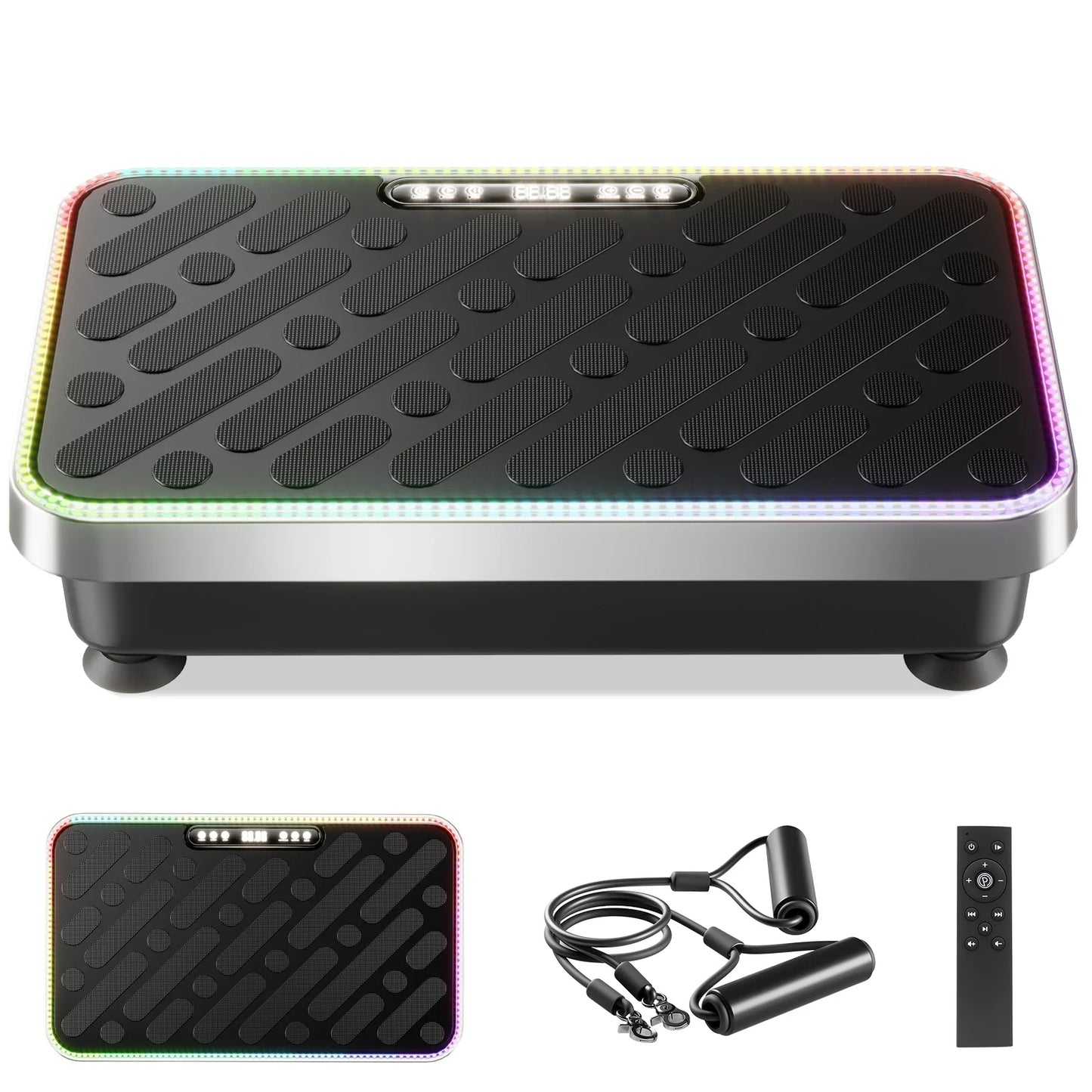 Electric Home Use Full-Body Exercise Vibrating Platform Iron Construction Vertical Direction Adjustable Speed (1-99 Levels) Safe