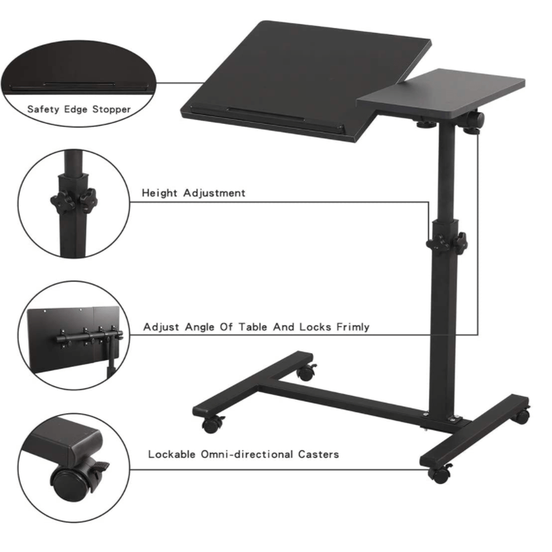 Laptop Desk Side Table | Adjustable
