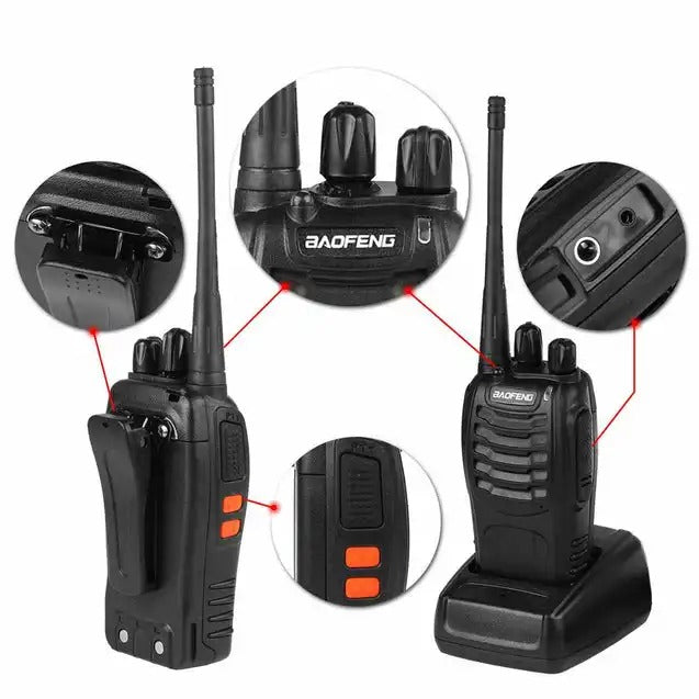 BF-888S Talkie-Walkie x2